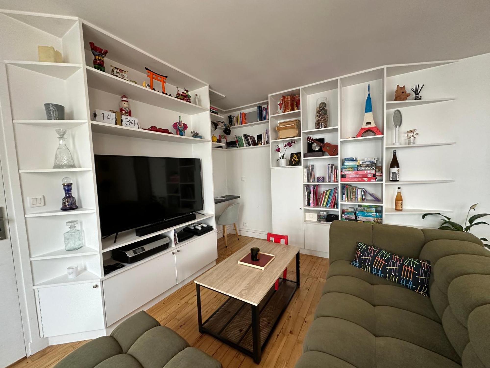 Appartement Lumineux Et Spacieux Pour 3 Personnes 60 M Carres Parijs